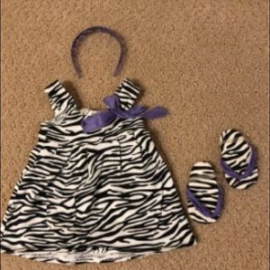 American girl zebra outfit